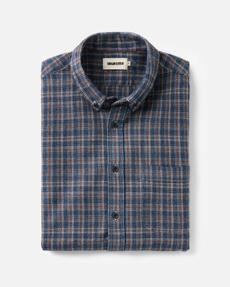 folded flatlay of The Jack in Valley Plaid Waffle